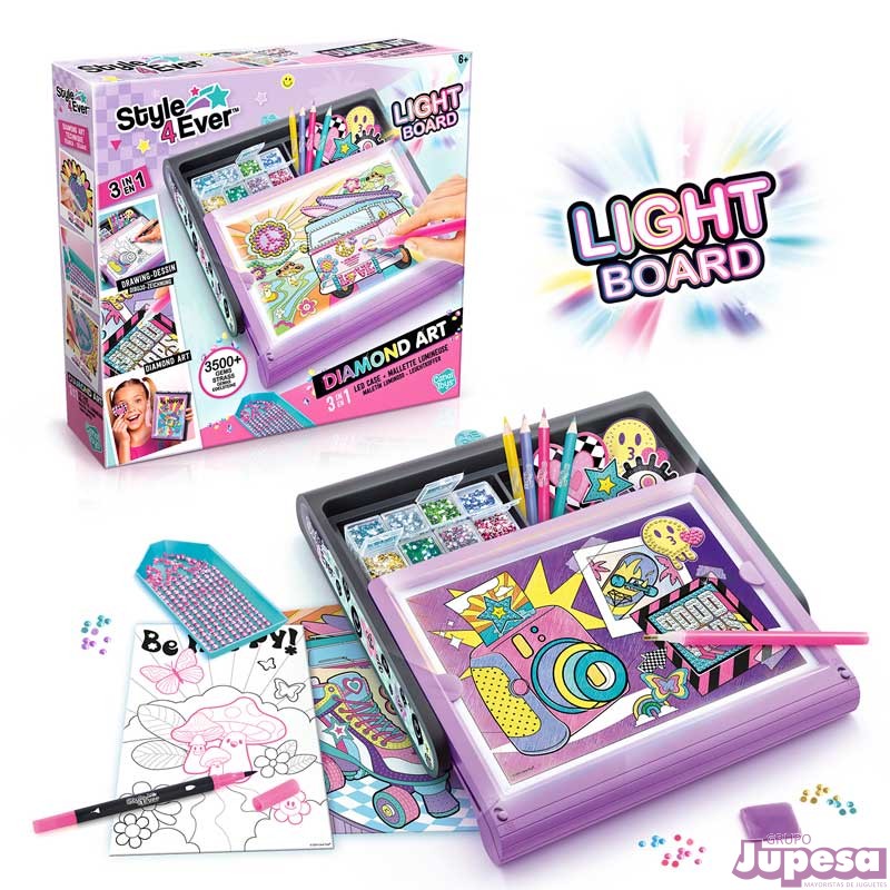 MALETIN LUMINOSO DIAMOND ART 3 EN 1