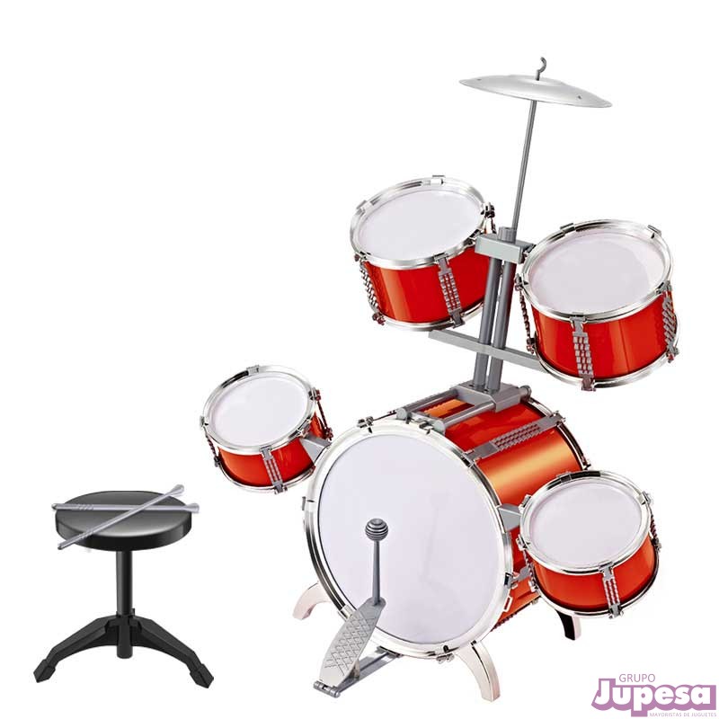 BATERIA MUSIC JAZZ DRUM C/BANQUETA