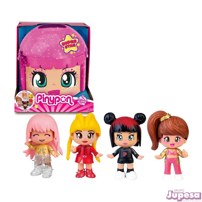 PINYPON SUPER STAR C/4 FIGURAS