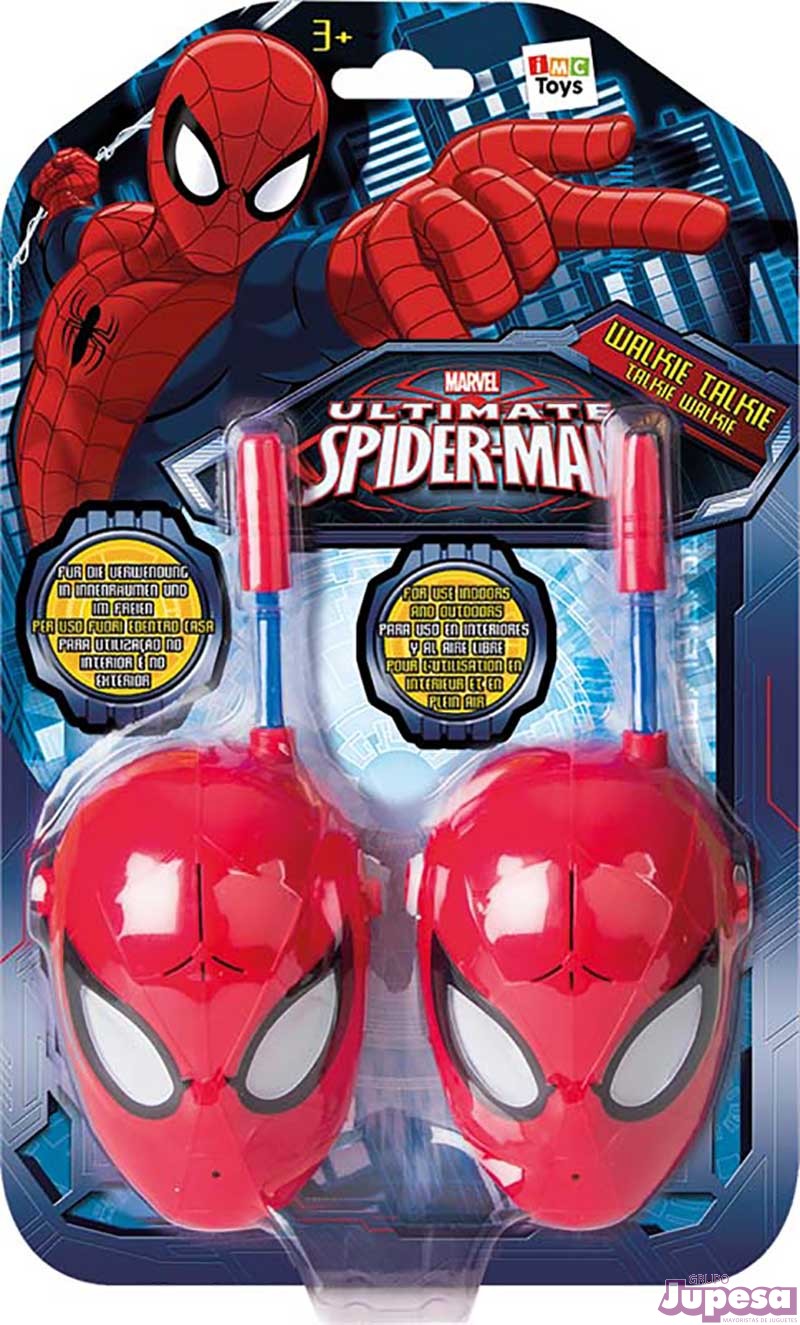 WALKIE TALKIE CARAS SPIDER-MAN