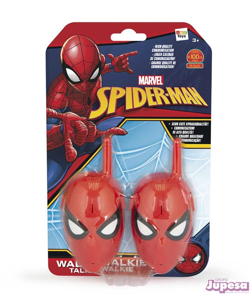 WALKIE TALKIE CARAS SPIDER-MAN