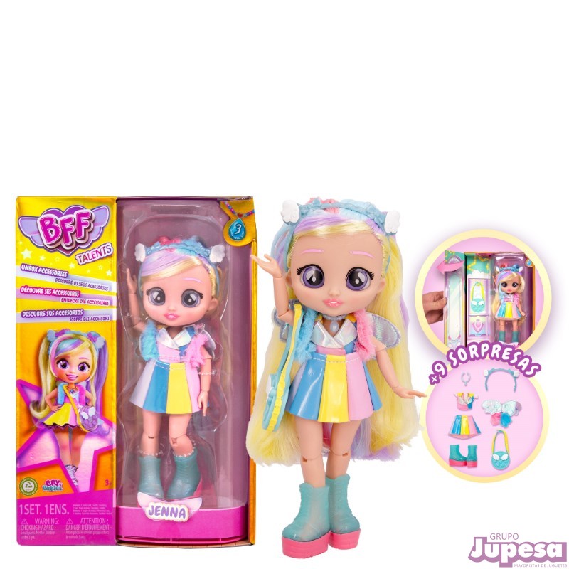 MUÑECA JENNA BFF TALENTS SERIE 3