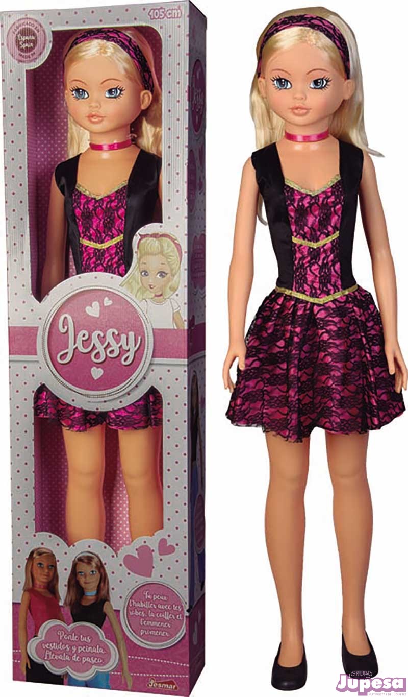 MUÑECA JESSY 105 CM. C/VESTIDO