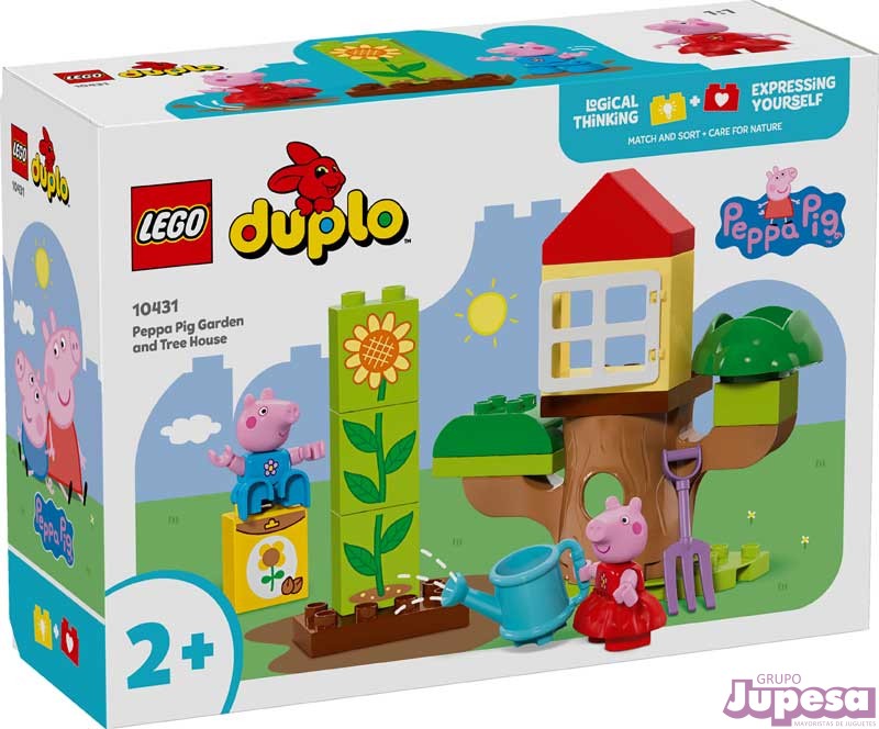 JARDíN Y CASA ARBOL DE PEPPA PIG