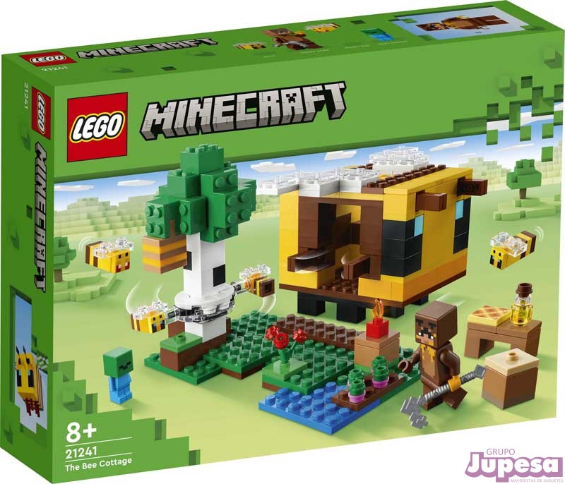 LA CABAÑA-ABEJA LEGO MINECRAFT