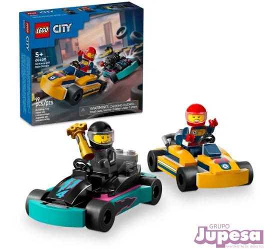 KARTS Y PILOTOS DE CARRERAS LEGO