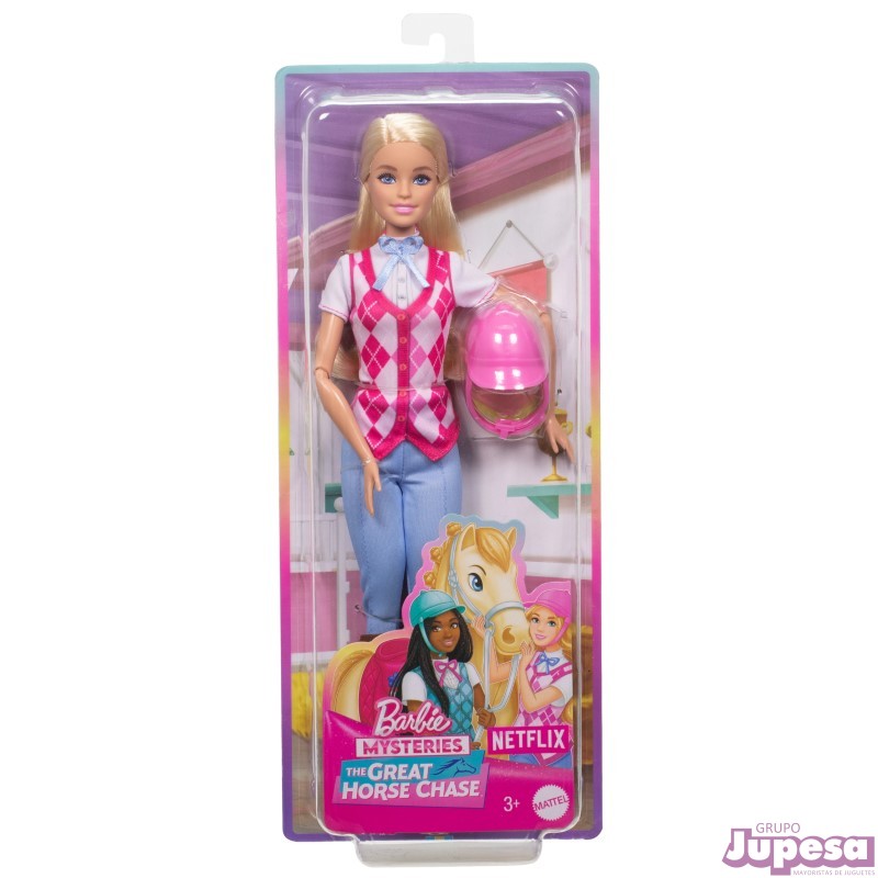 MUÑECA BARBIE MALIBU EQUITACION