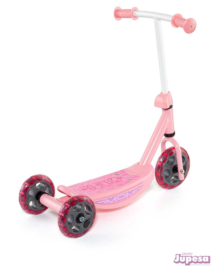 MI PRIMER PATINETE ROSA