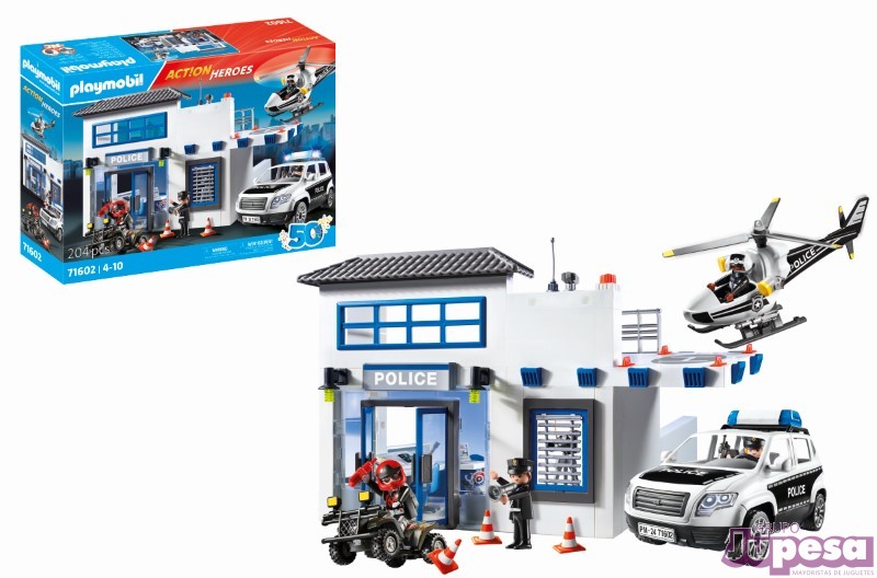 MEGA SET POLICIA PLAYMOBIL ACTION