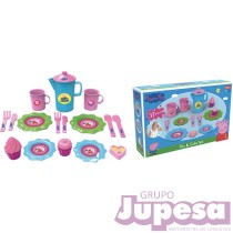 SET DE TE PEPPA PIG 17 PZAS.