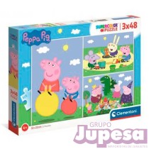 PUZZLE 3X48 PZAS. PEPPA PIG