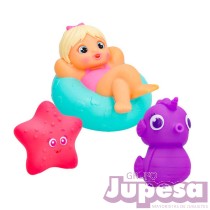 PACK 3 FIGURAS BAÑO BLOOPIES