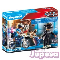 PERSECUCION POLICIA BICI PLAYMOBIL