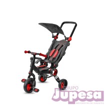 TRICICLO GALILEO 4 EN 1 ROJO-NEGRO